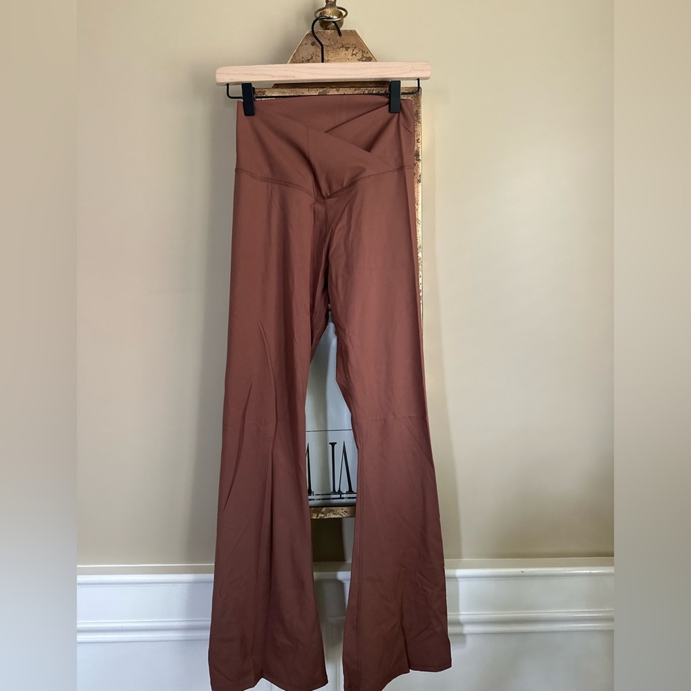 Women's Brown Flared Pants